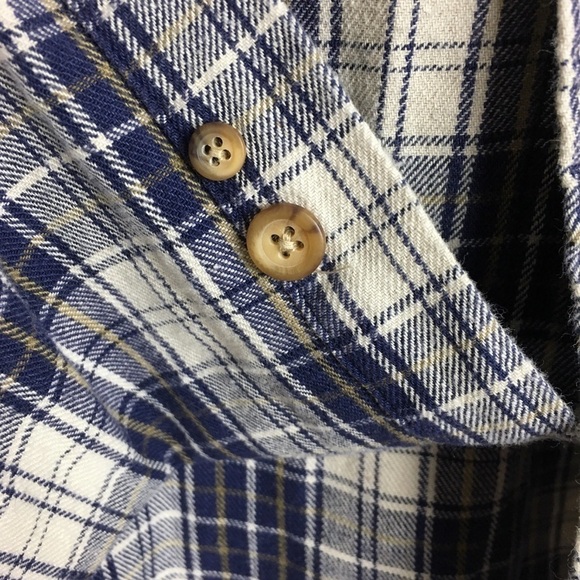 AMERICAN EAGLE Vintage Button Down Shirt Long Sleeve Plaid Flannel Classic XL - Picture 6 of 9